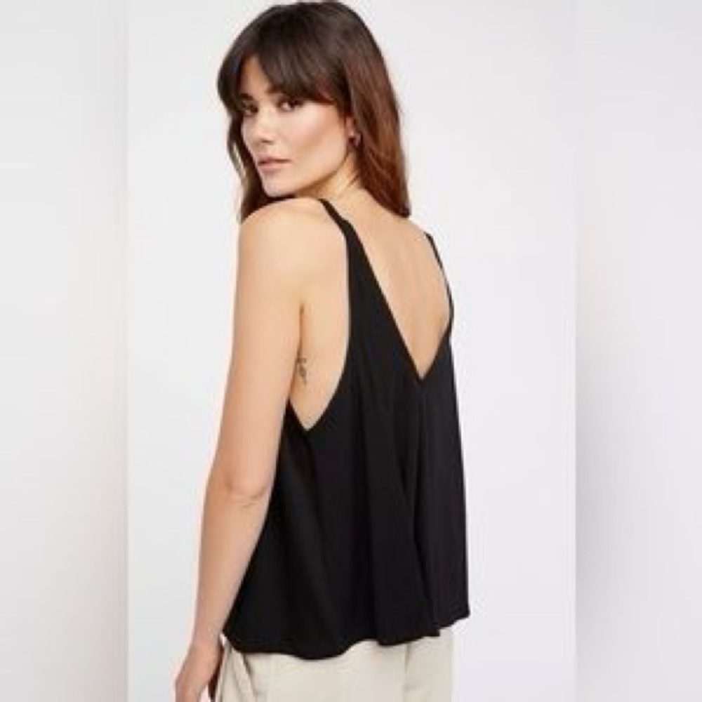 Free People Dani Tank Top black size small